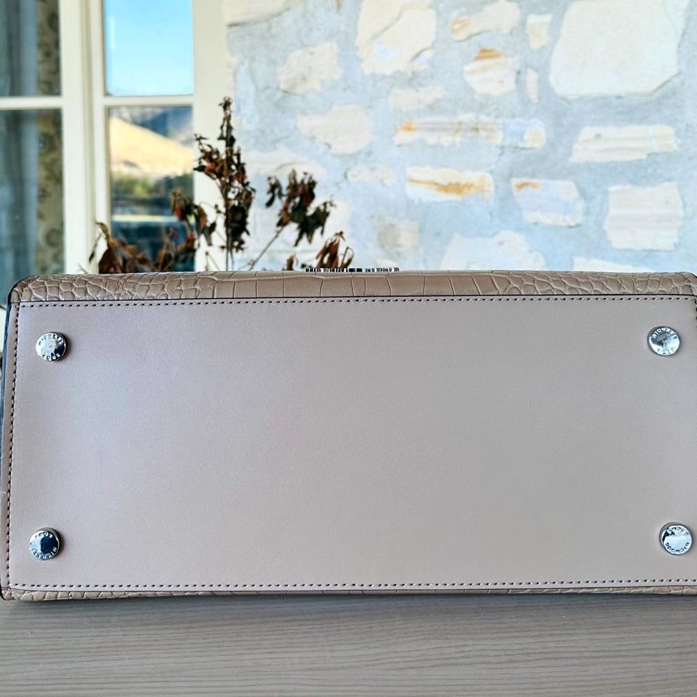 Michael Kors Hamilton Medium Satchel Crossbody Bag/Wallet Option Camel NWT Women - Picture 5 of 13